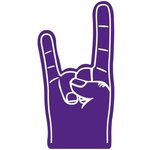Concert Hand Foam Cheering Mitt - Purple