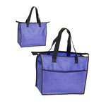 Concourse Heathered Tote - Medium Blue