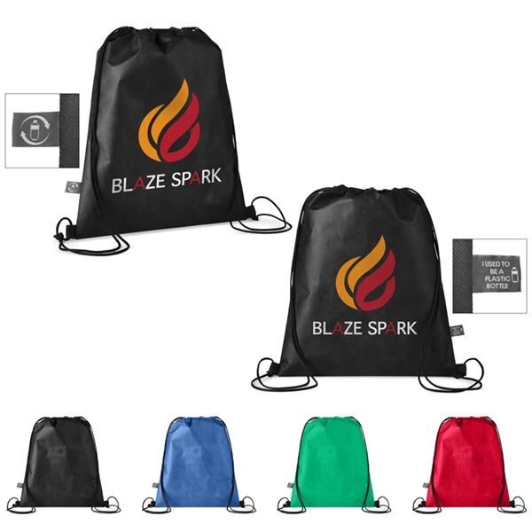 Main Product Image for Custom Printed Recycled Non-Woven Drawstring Backpack