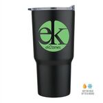 Contoured 30 oz Stainless Steel Copper Double Lined - Black