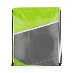 Contrast Cinch Bag -  