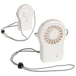 Cool Breeze Portable Fan with Adjustable Lanyard - White