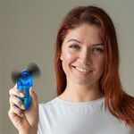 Cool & Portable Mini Fan - Translucent Blue