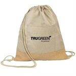Cork Drawstring Bag -  