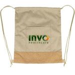 Cork Drawstring Bag -  