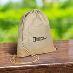 Cork Drawstring Bag -  