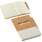 Buy Custom Printed Cork & Linen Journal with Eco Pen