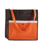 Corridor Snap Non-Woven Pocket Tote - Orange