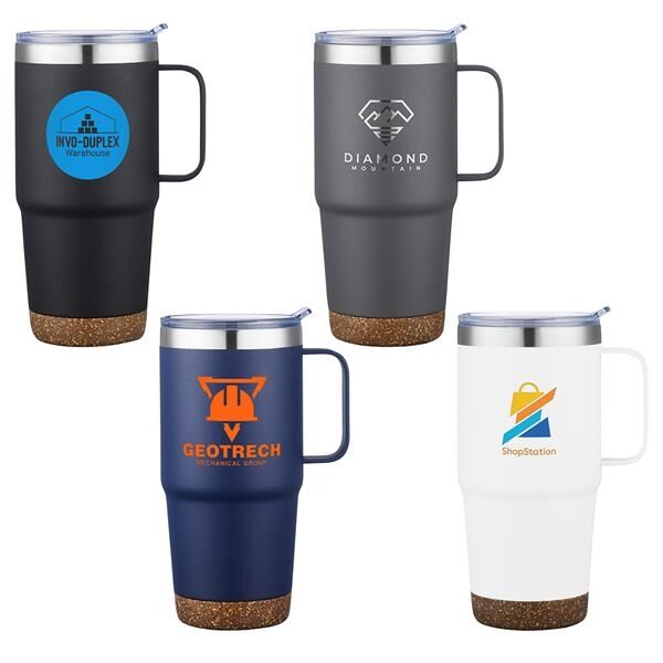 Main Product Image for Cortina 24 oz Vacuum Insulated Travel Mug with Cork Base