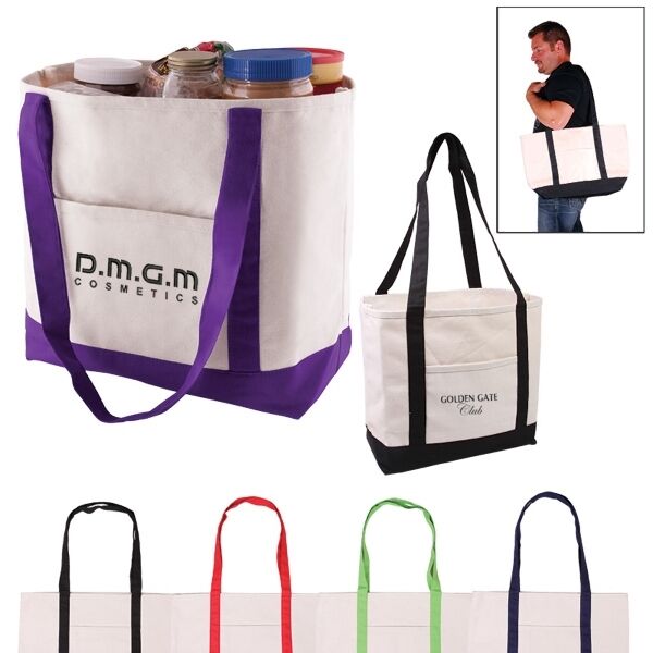 Main Product Image for Cotton Canvas Boat Tote