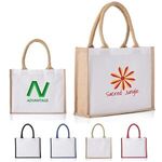 Cotton/Jute Junior Tote -  