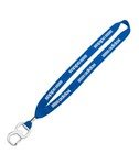 Cotton Lanyard with Metal Crimp & Metal Bottle Opener 3/4" -  