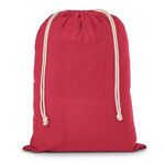 Cotton Laundry Bag - Red