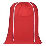 Cotton Laundry Bag - Red