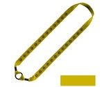 Cotton Water Bottle Shoulder Strap with Expandable Rubber O-R 1" - Yellow