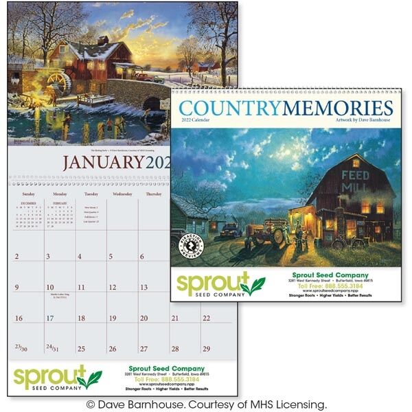 Main Product Image for Country Memories 2022 Calendar