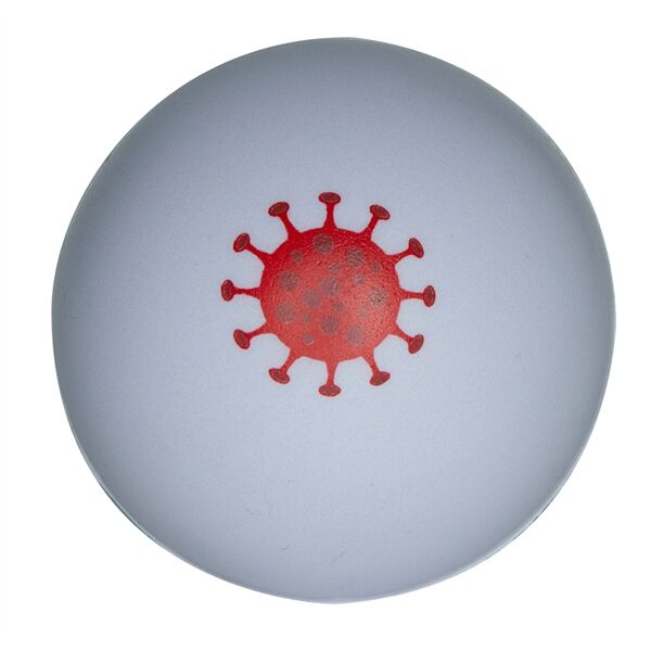 Main Product Image for Promotional COVID-19 White Ball Stress Reliever