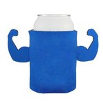 Crazy Frio (TM) Beverage Holder with 2 Arms - Neon Blue