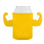 Crazy Frio (TM) Beverage Holder with 2 Arms - Yellow