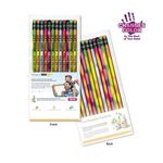 Create-A-Pack Pencil Set of 12 - Mood Pencil w/ Colored Eras -  