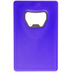 Credit Card Bottle Opener - Blue