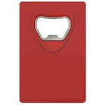Credit Card Bottle Opener - Translucent Red