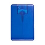 Credit Card Sanitizer Spray - 0.67 oz. - Translucent  Blue