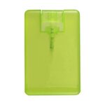 Credit Card Sanitizer Spray - 0.67 oz. - Translucent Lime Green