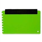 Credit Card Sized Ice Scraper - Translucent Green