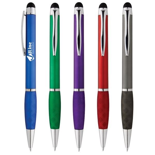 Main Product Image for Advertising Crisscross Grip Stylus Pen