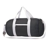 Cross Check Duffel Bag - Black with White