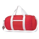 Cross Check Duffel Bag - Red With White