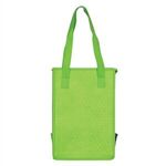 Cross Country - Insulated Lunch Tote Bag - Lime Green