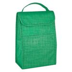 Crosshatch Lunch Bag - Green