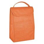 Crosshatch Lunch Bag - Orange