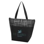 Crosshatch Non-Woven Cooler Bag - Black