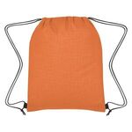 Crosshatch Non-Woven Drawstring Bag -  