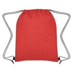 Crosshatch Non-Woven Drawstring Bag -  