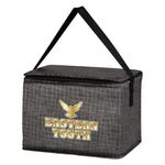 Crosshatch Non-Woven Lunch Bag - Charcoal