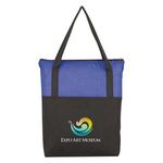Buy Crosshatch Non-Woven Zippered Tote Bag