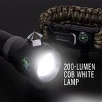 CROSSOVER-200 Tactical Multi-Functional Flashlight with COB -  
