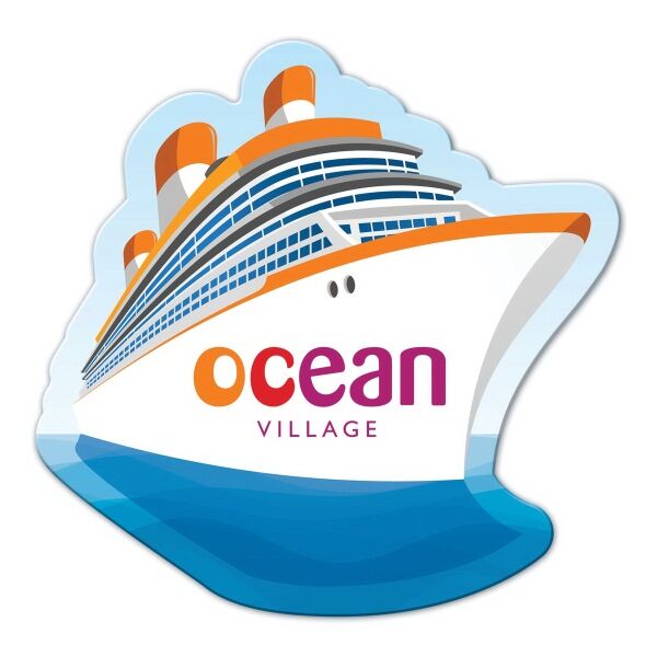 Main Product Image for Cruise Ship Shape Full Color Magnet