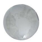 Crystal Globe Paperweight -  
