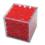 Cube Maze Puzzle - Red