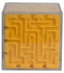 Cube Maze Puzzle - Yellow