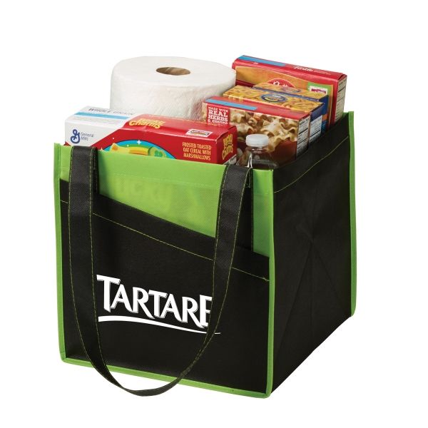 Main Product Image for Imprinted Cube Non-Woven Utility Tote