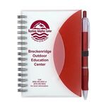 CUPERTION Stylish Spiral Notepad Notebook w/ Matching Color Pen