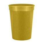 Cups-On-The-Go 12 Oz Stadium Cup - Digital Imprint - Metallic Gold