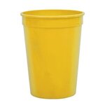 Cups-On-The-Go 12 oz Stadium Cup - Digital Imprint - Yellow