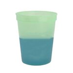 Cups-On-The-Go-16 oz. Cool Color Change Stadium Cup - Green-blue